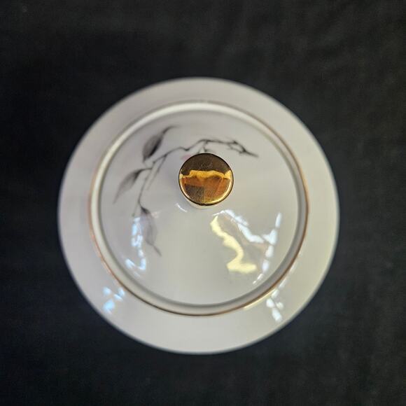 Vintage Bavaria Schumann Arzberg Germany Sugar Bowl with Lid Floral Canister - Picture 5 of 11